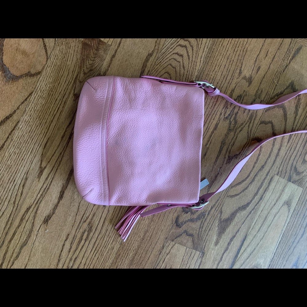 Coach pebble pink leather crossbody purse bag - Picture 14 of 16